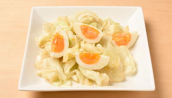 キャベツと卵の炒め物