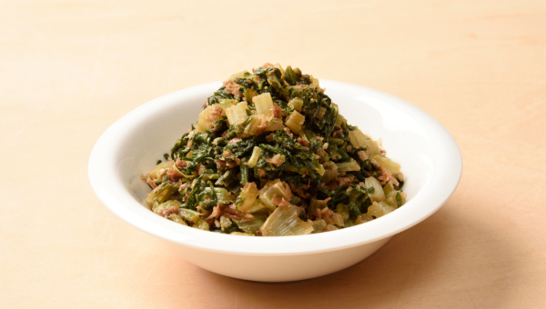 かぶの葉と大根葉のふりかけのレシピ