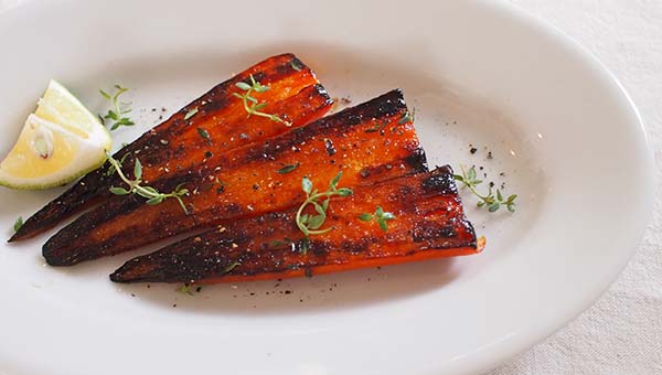 にんじんステーキの完成