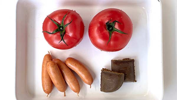 トマトカレーの材料 トマトカレーの材料
