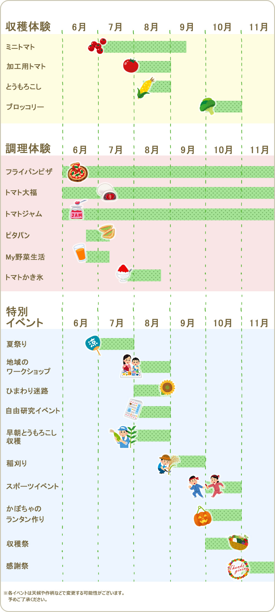 旬の”イベント”カレンダー