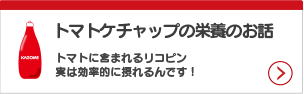 トマトケチャップの栄養のお話