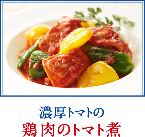 濃厚トマトの鶏肉のトマト煮