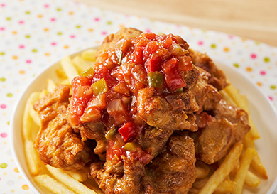 山盛りからあげサルサ