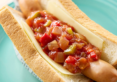 食パンで簡単！サルサドッグ