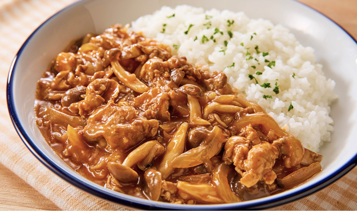 豚肉で！ポークハヤシ