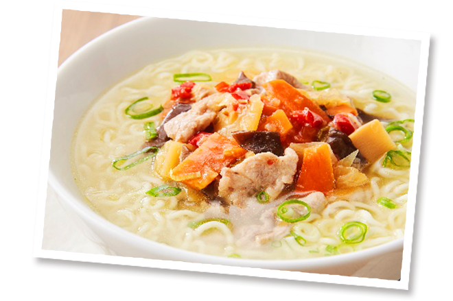 八宝菜ラーメン