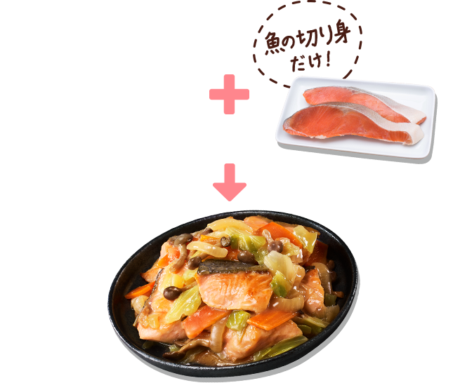魚の切り身だけ！