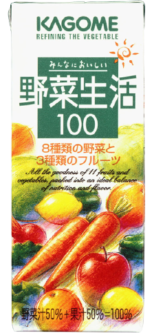 カゴメ 野菜生活100 こだわりと歴史