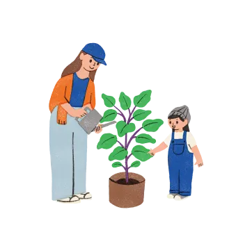 嫌いだった野菜を残さず食べるように。