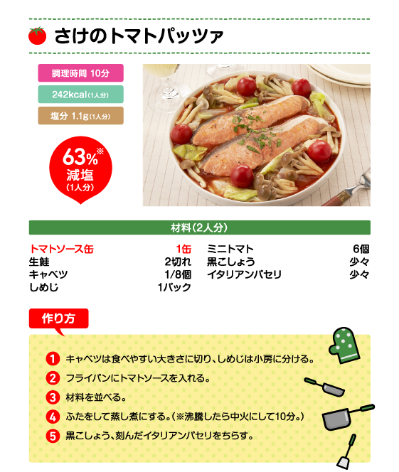 さけのトマトパッツァ