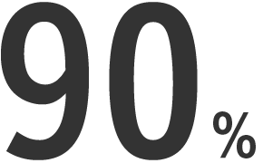 90%