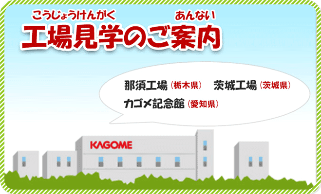 カゴメ 自然を おいしく 楽しく カゴメの食育