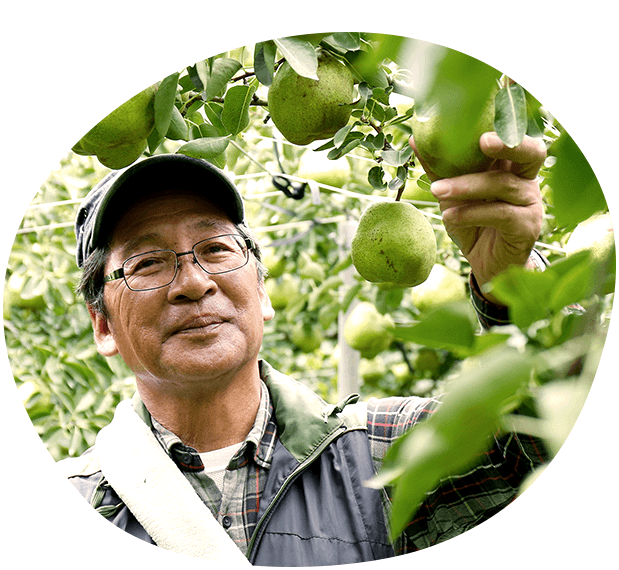 カゴいっぱいの嬉しい重み!